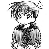 柯南素描头像图片