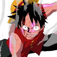 海贼王路飞霸气缠绕头像图片