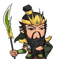 Q版三国关羽头像图片