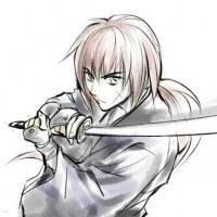 浪客剑心素描头像图片