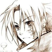 佐助素描头像图片