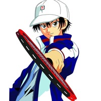 手拿网球拍头像图片