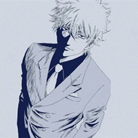 银魂银桑的帅气头像图片