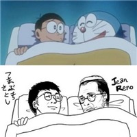 多啦a梦与大雄头像图片