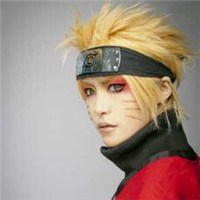 鸣人cos头像图片