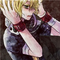 颓废的漫画男生头像图片