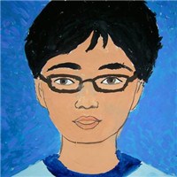 男生自画像头像图片