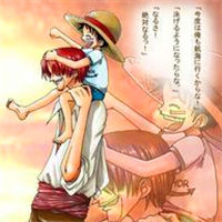 海贼王香克斯与路飞头像图片