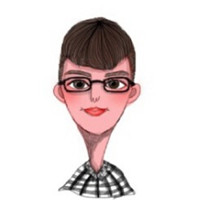 手绘小清新男生头像图片