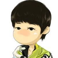 无鼻子嘴巴的Q版男头像图片