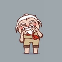 有趣老头童伯头像图片