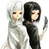 东京喰种黑奈和奈白头像图片