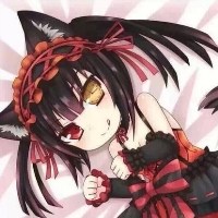 约会大作战躺着的萝莉头像图片