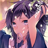 嘴含头绳的萌妹头像图片