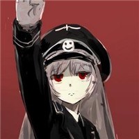 漫画版女军人头像图片