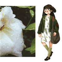 春天妹纸的搭配头像图片