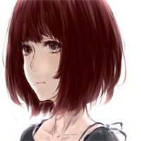 动漫女生侧脸头像图片