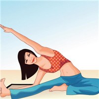 做瑜伽的姑娘头像图片