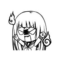 eru版AC娘表情 简笔画头像图片