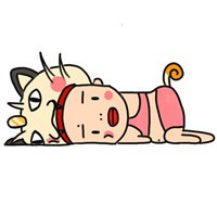 女汉子睡不着头像图片