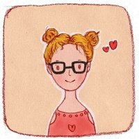 黑眼镜时尚少女头像图片