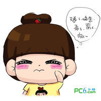 可爱包子头小妹头像图片