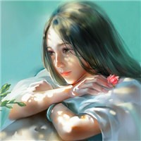 拥有着天使般面容的女子头像图片