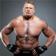 WWE霸气拽视对手无物的布洛克莱斯纳