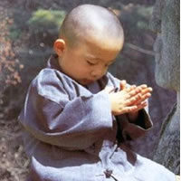 可爱小清新和尚头像图片