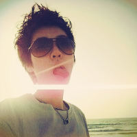 唯美小清新吐舌头卖萌头像图片