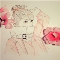 人面桃花相映红头像图片