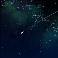 流星划过天际头像图片