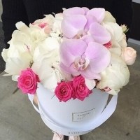 桶装鲜花头像图片