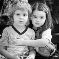 超有爱的两兄妹头像图片