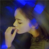 迷离的林允九连拍头像图片