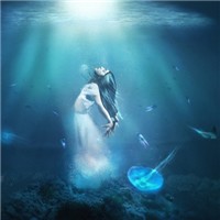 海里白纱头像图片