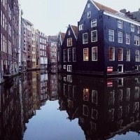 建筑与倒影头像图片