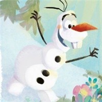 冰雪奇缘雪宝头像图片