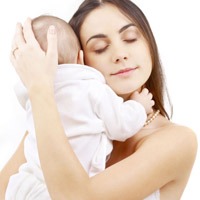 抱孩子头像图片