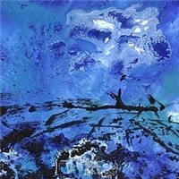 现代抽象艺术画头像图片