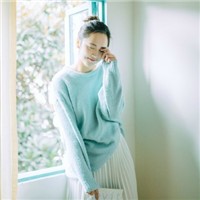 薄荷色的美眉头像图片