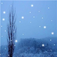 唯美冬天风景头像图片