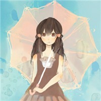 女孩打伞头像图片