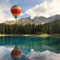 风景的倒影头像图片