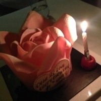 玫瑰花蛋糕头像图片