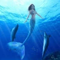 深海里的人鱼头像图片