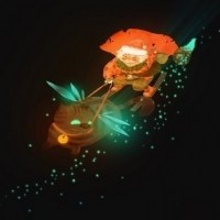 黑色背景下的月光头像图片