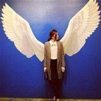关于天使的宽大翅膀头像图片