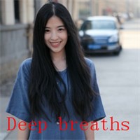 带英文Deep breaths头像图片