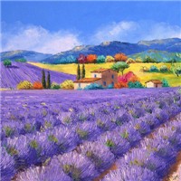 田园油画头像图片